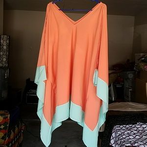 Blouse or can be worn as a cover up